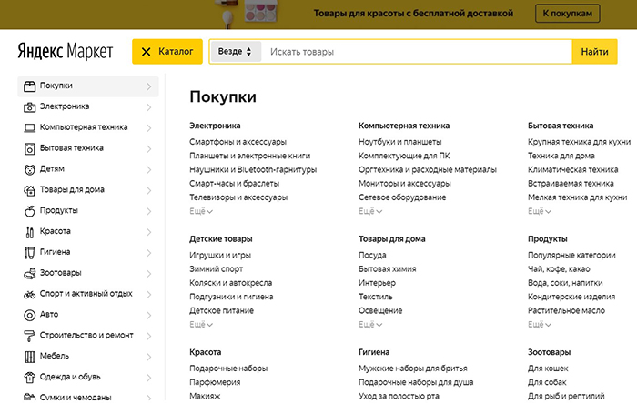 Яндекс Маркет Интернет Магазин Парфюмерии